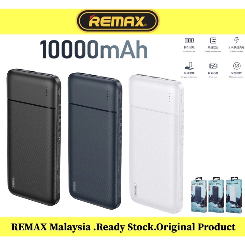 Remax Dual Output Slim Power Bank (10000mAh) | Shopee Malaysia