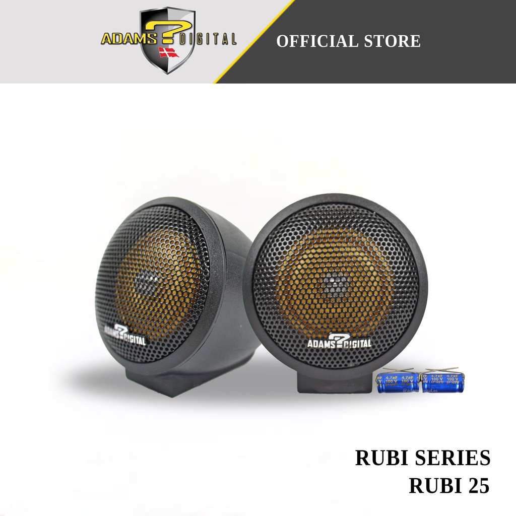 Adams Digital Super Tweeter 80W Max RUBI-25 RUBI Series | Shopee Malaysia