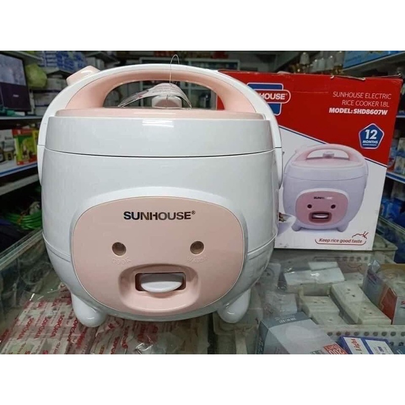 Sunhouse SHD8607W lidded rice cooker | Shopee Malaysia