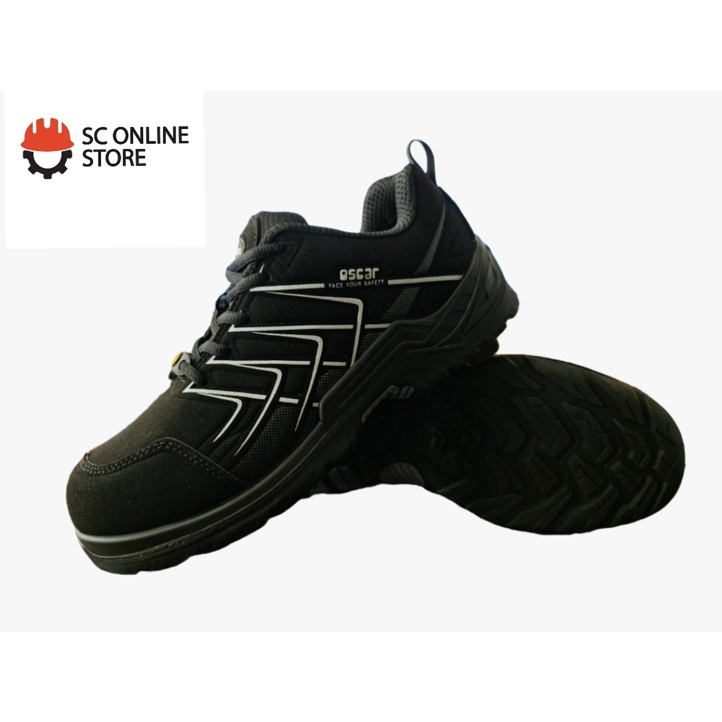 Oscar Safety Shoes Explorer 171 Black Lace Up Low Cut Shoes Shopee