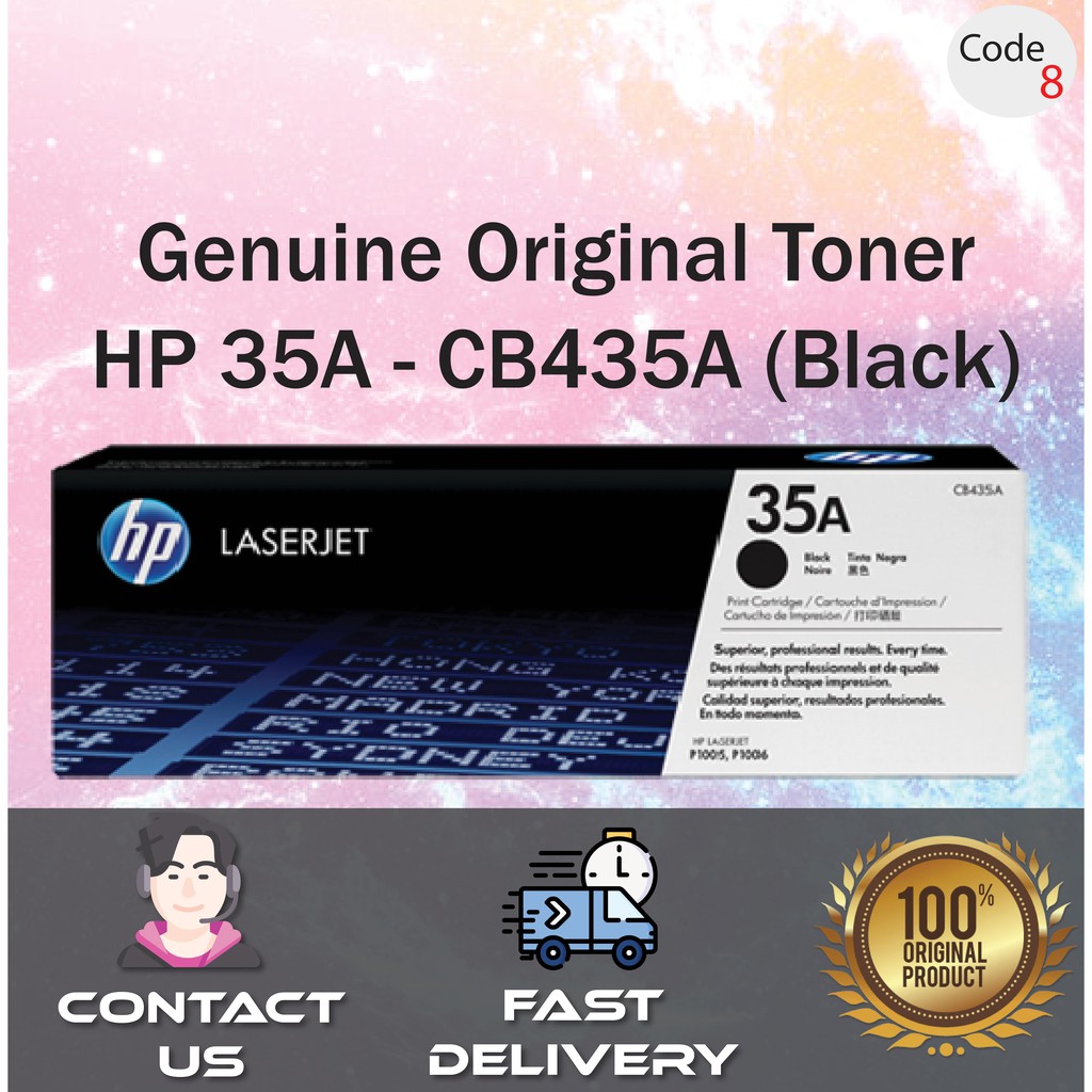 HP Genuine Original LaserJet Toner Cartridge - HP 35A - CB435A / CB ...