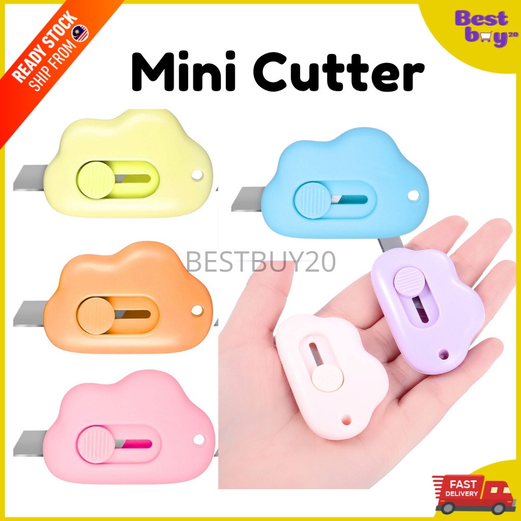 Mini Cutter Knife Mini Pisau Cutter Comel Kawaii Cutter Office School ...