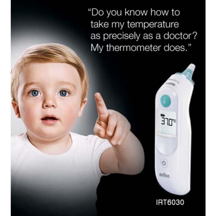 *ORIGINAL* BRAUN Thermometer Thermoscan 5 IRT 6030 FREE Len Filter