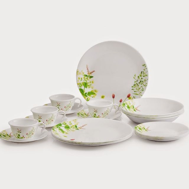Dinner Set Corelle 20pcs ORIGINAL USA provence garden Shopee