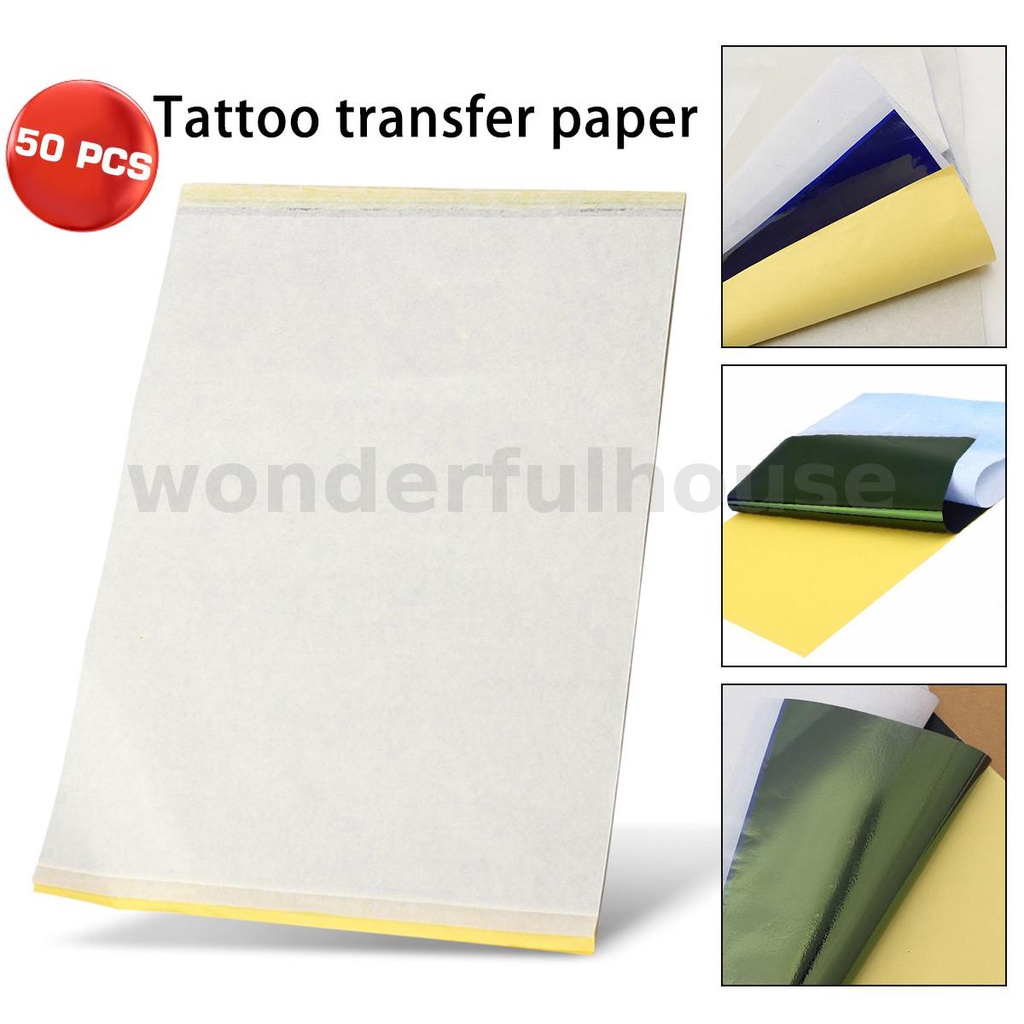 Tattoo Transfer Carbon Paper Supply Tracing Copy Body Art Stencil A4 10
