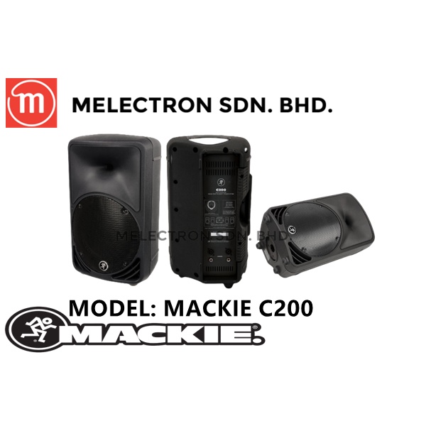 MACKIE C200 PASSIVE SPEAKER 10"INCH 200RMS 500PEAK Shopee Malaysia