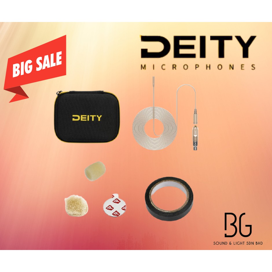 DEITY W.LAV PRO A WATERPROOF, 4MM PROFESSIONAL LAVALIER | Shopee Malaysia