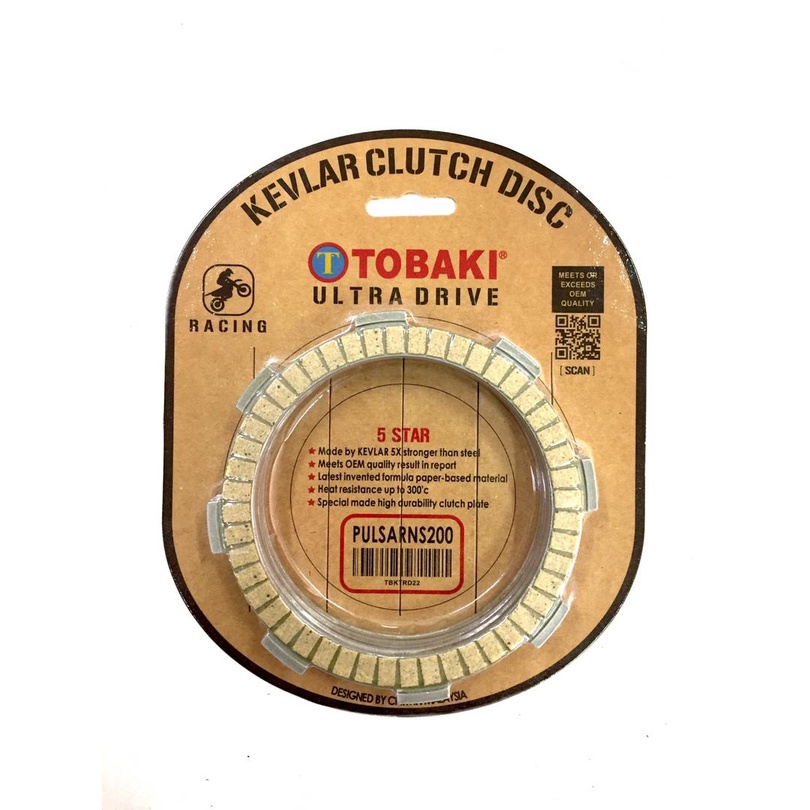 Modenas Pulsar NS200 Tobaki Racing Clutch Plate Shopee Malaysia