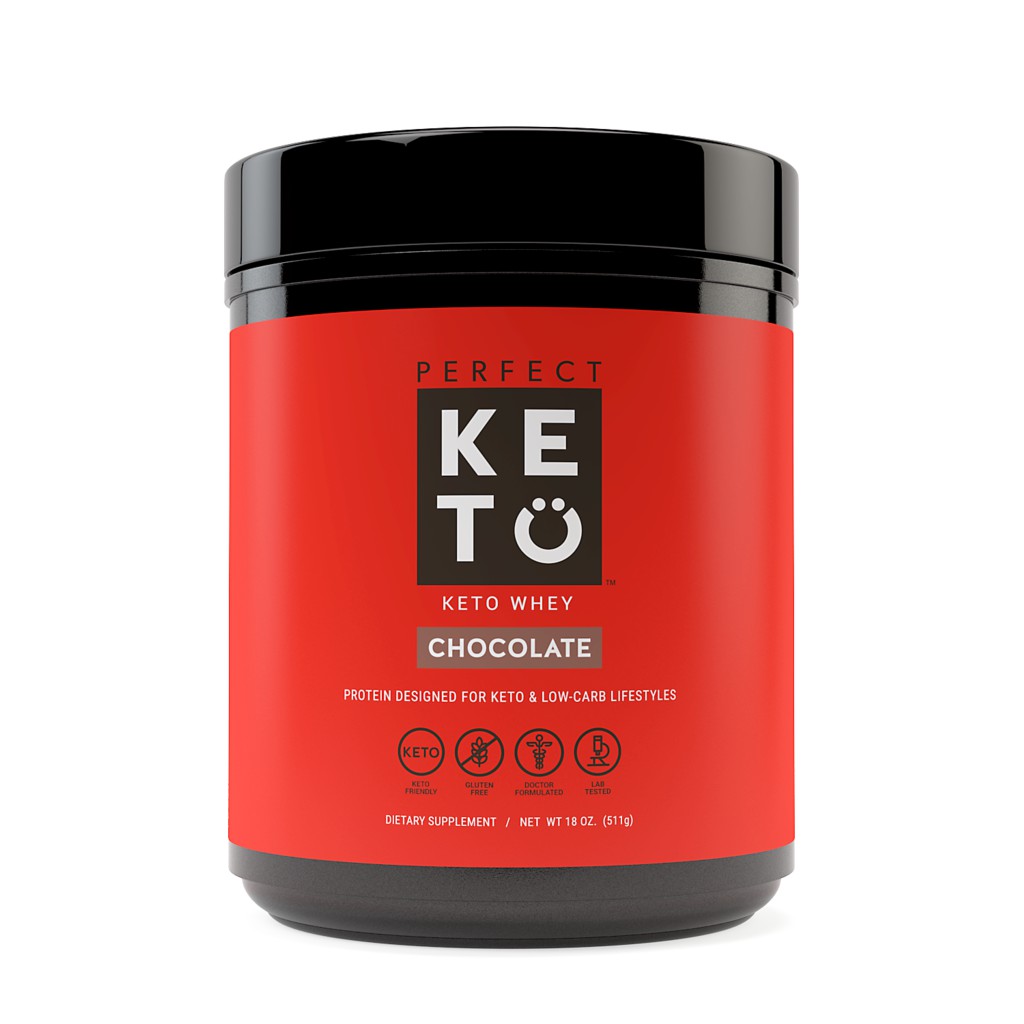 Perfect Keto Pure Whey Protein Powder Isolate MCT oil Delicious 100% ...
