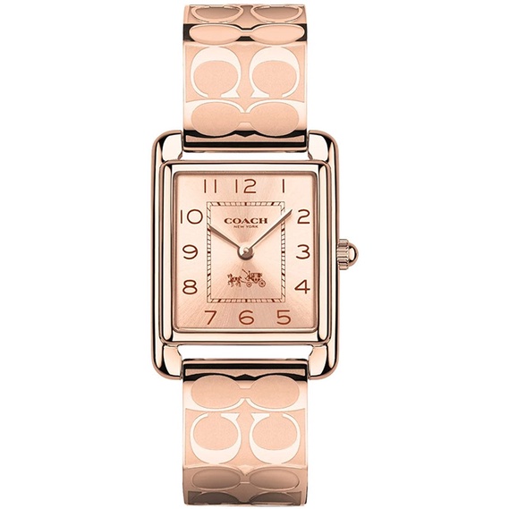 Original COACH Womens Page Bangle Watch Rosegold Silver Gold Plated Watch 14502159 14502160 14502161 Shopee Malaysia