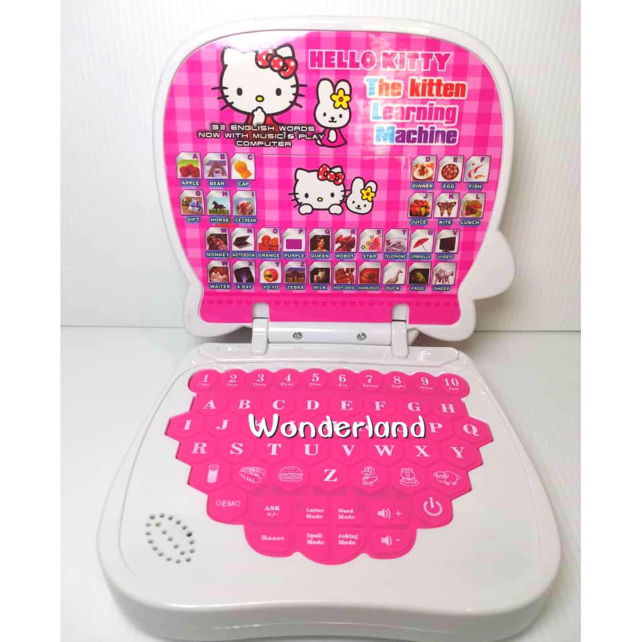 Hello Kitty Kids early Learning Laptop English Ready Stock Shopee Malaysia