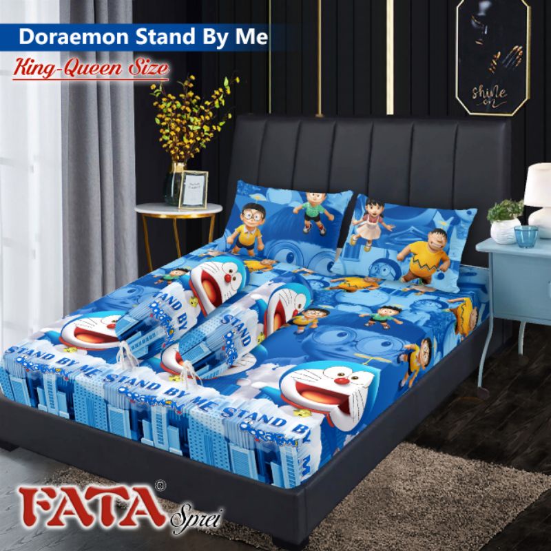 Fata New Doraemon Bed Sheet King Size 180x200/Queen 160x200 Shopee