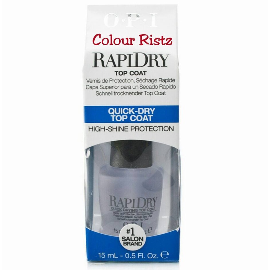 OPI Nail Polish Envy Strengthener Rapidry Quick Dry Top Coat