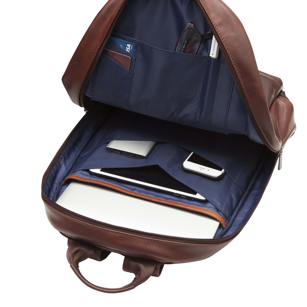 barbican albion leather backpack Knomo 15