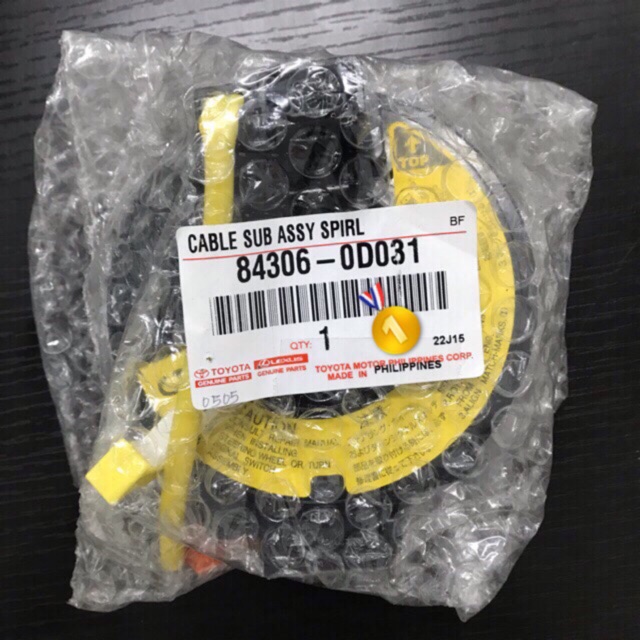 ORIGINAL TOYOTA CLOCK SPRING VIOS NCP42 (2003-2007) ALTIS ZZE121 ZZE122 ...