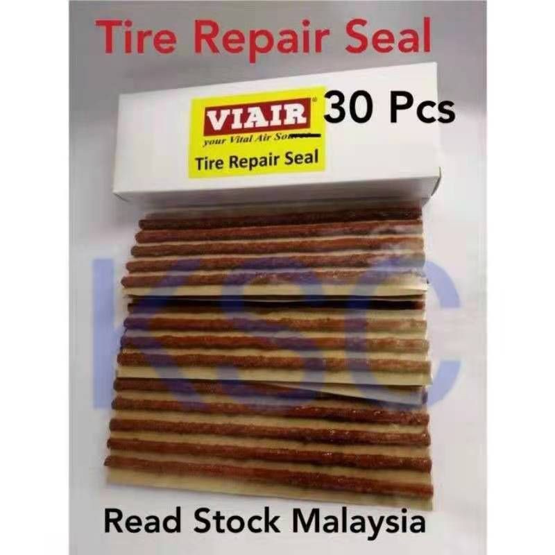 30Pcs Flat strip Self Vulcanizing Tire Repair Plug Tubeless Seal Patch ...