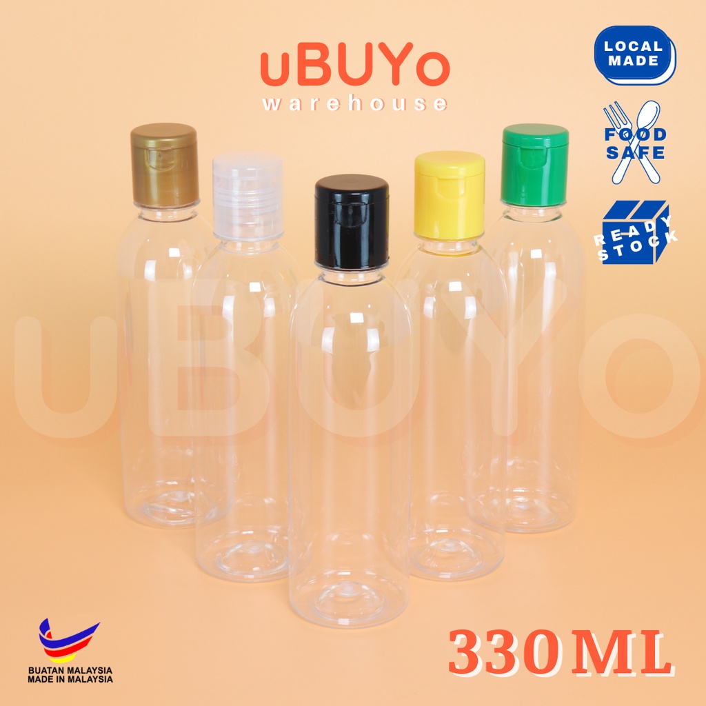 330ML EMPTY BOTTLE BOTOL KOSONG FLIP TOP PENUTUP FLIP | Shopee Malaysia