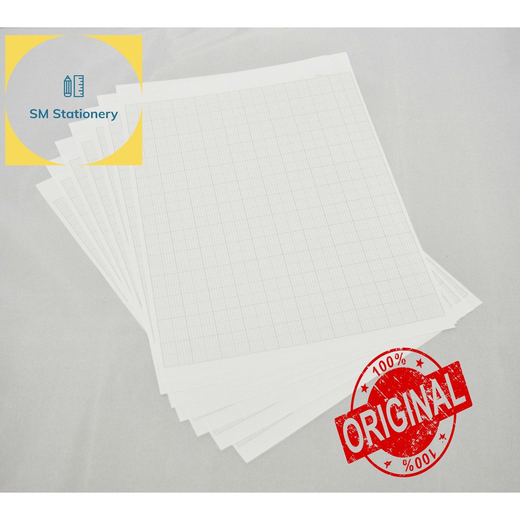 500S A4 Graph Paper 70gsm (Double Side Graph) | Shopee Malaysia