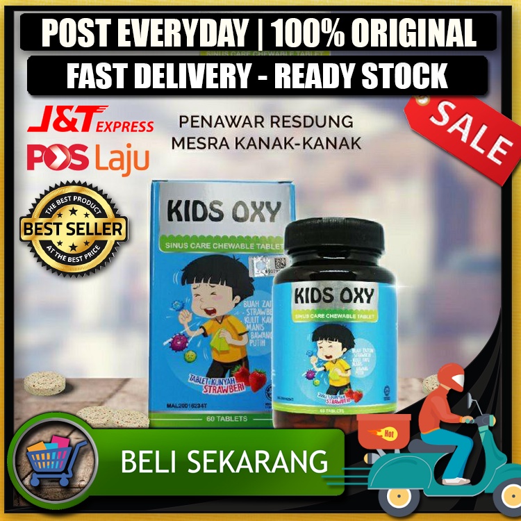 Kids Oxy Sinus Kids Oxy Resdung Supplement Minda Kanak-Kanak Original ...