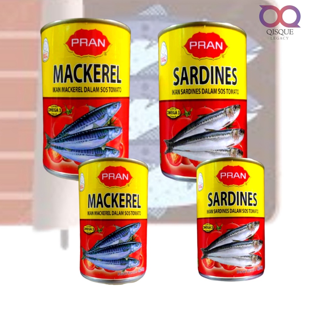 Pran Brand Sardines / Mackerel In Tomato Sauce | Shopee Malaysia