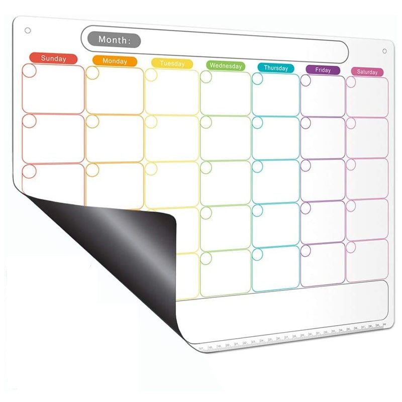 [Minor Defects Item] Weekly / Monthly Planner Whiteboard Reusable ...