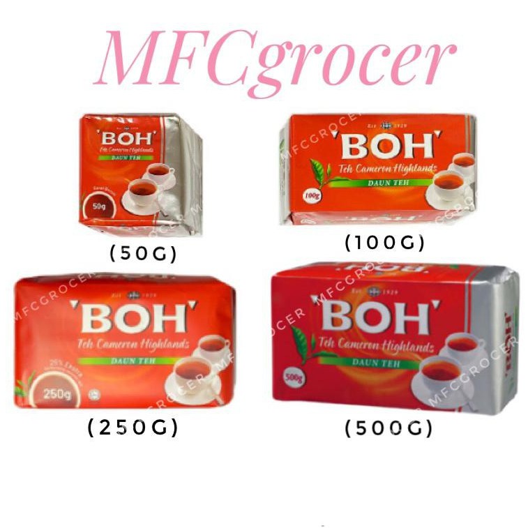 BOH TEA CAMERON HIGHLANDS ( 100g / 250g / 500g ) | Shopee Malaysia