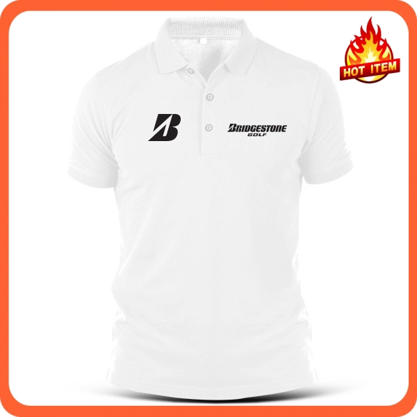 Embroidery Sports Bridgestone Golf Casual Polo T Shirt Baju Cotton Sulam Pakaian Unisex T Shirt Shirts Sportwear Murah Shopee Malaysia