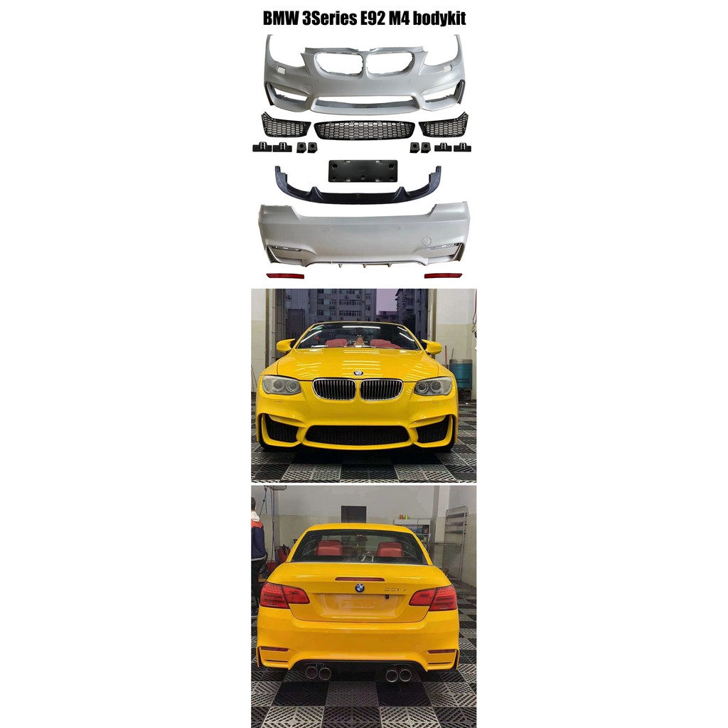 Bmw E92 m4 preLCI LCI Bodykit body kit front side rear bumper skirt lip diffuser Shopee Malaysia