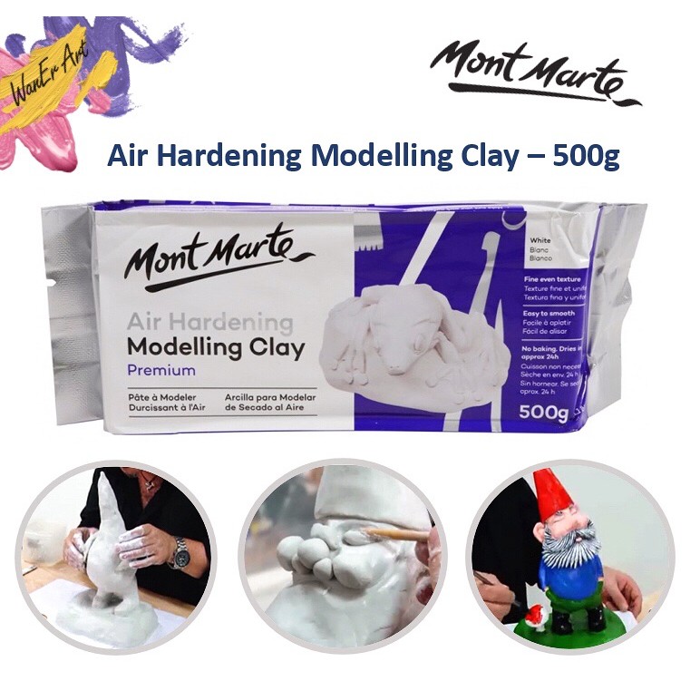 'Ready Stock' Mont Marte Air Hardening Air Dry Modelling Clay Premium ...