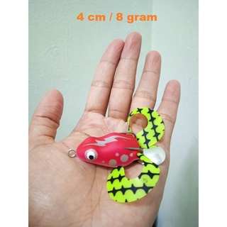 1Pcs 3cm/4.2g Mini Soft Frog Soft Plastic Frog Floating Bait 3D