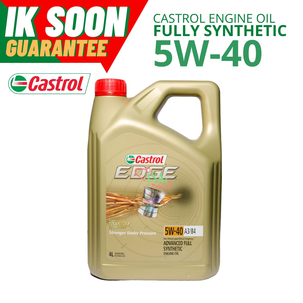 Castrol EDGE 5W-40 4L Fully Synthetic Engine Oil