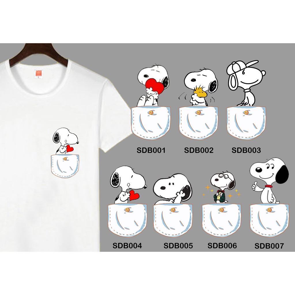 snoopy pocket tee