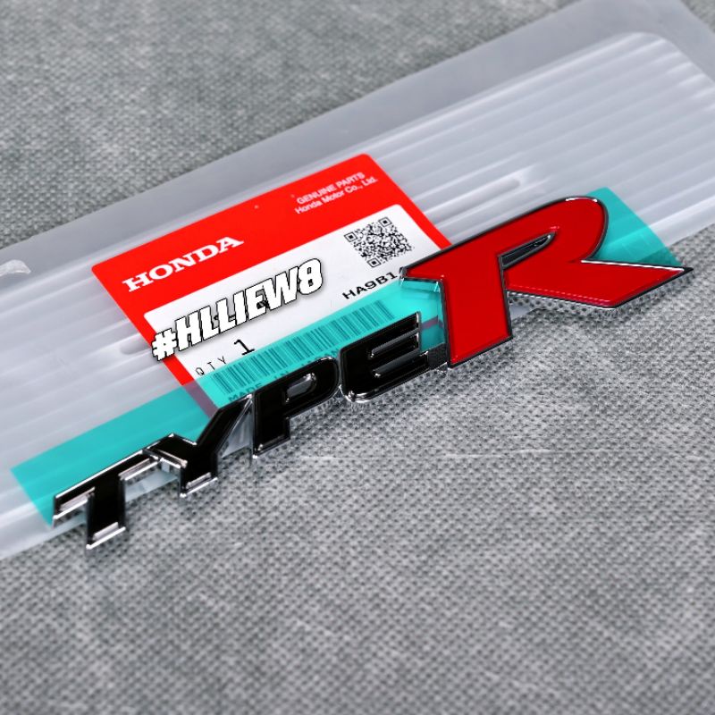 [ hlliew8 ] Honda Civic '2007 ~ '2011 FD2R Type-R Emblem ~ ( TYPE-R ...
