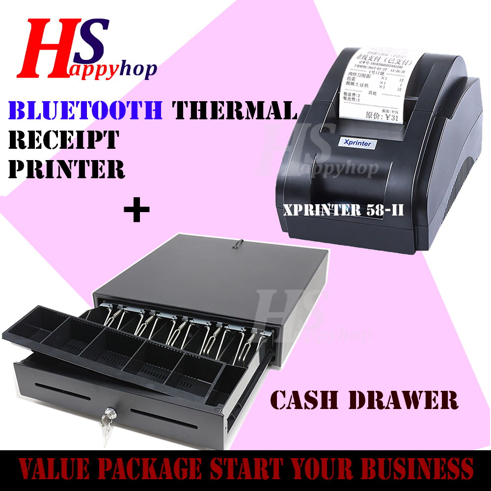 GM Cash Drawer & Receipt Printer (Bluetooth Connect ) LOYVERSE Shopee Malaysia