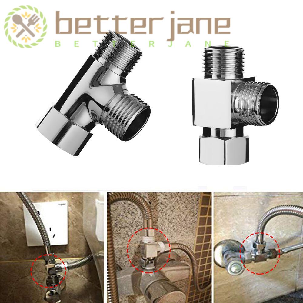 JANE 1/2" Convenient Diverter Valve Hardware Water Tap Connector Faucet
