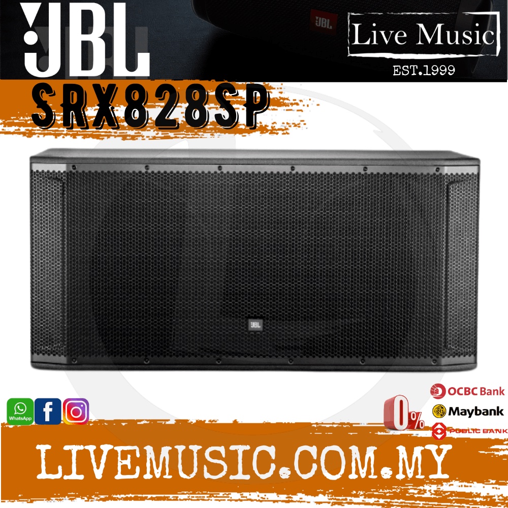 JBL SRX828SP 2000W Dual 18 inch Powered Subwoofer ( SRX828SP / SRX
