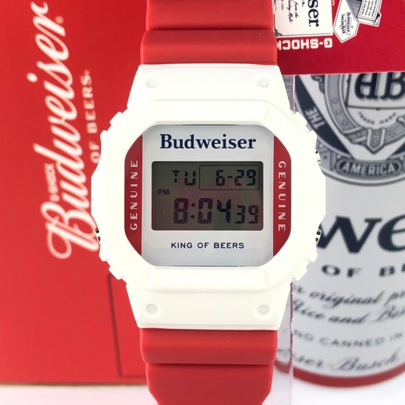 Casio G-Shock X Budweiser Limited Edition DW-5600BUD20 Special Packaging