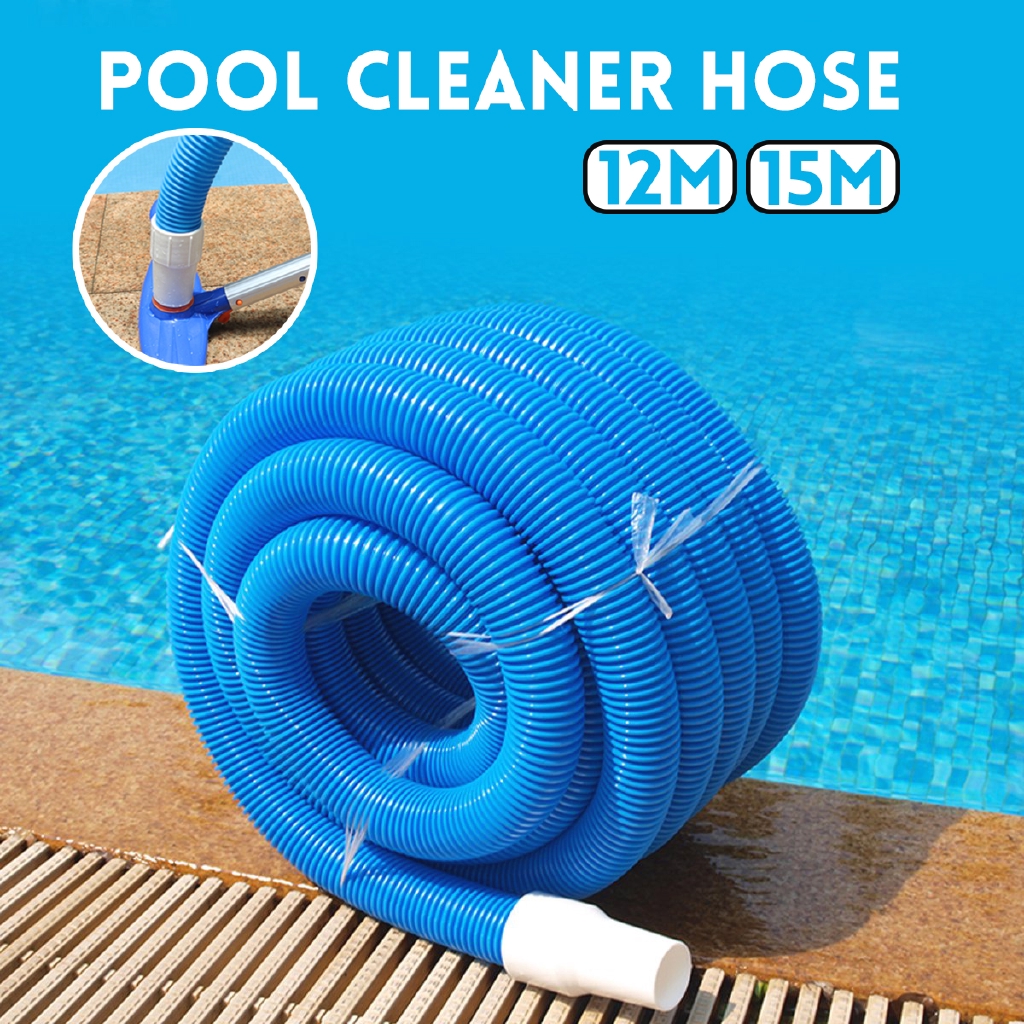 9M/12M/15M Pool Cleaner Hose Universal Suction Swimming Replacement