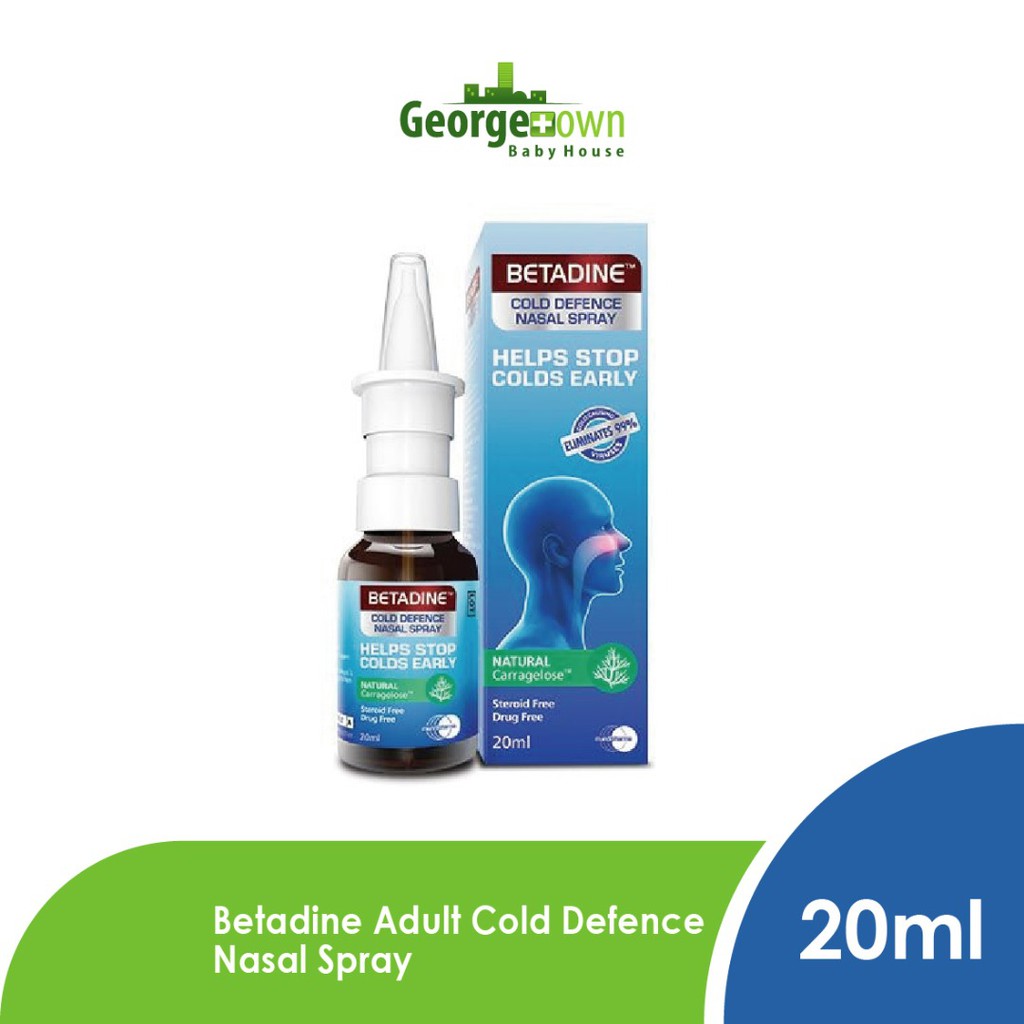 Betadine Nasal Spray 20ml/ Betadine Cold Defence Nasal Spray 20ml (GTG) Shopee Malaysia