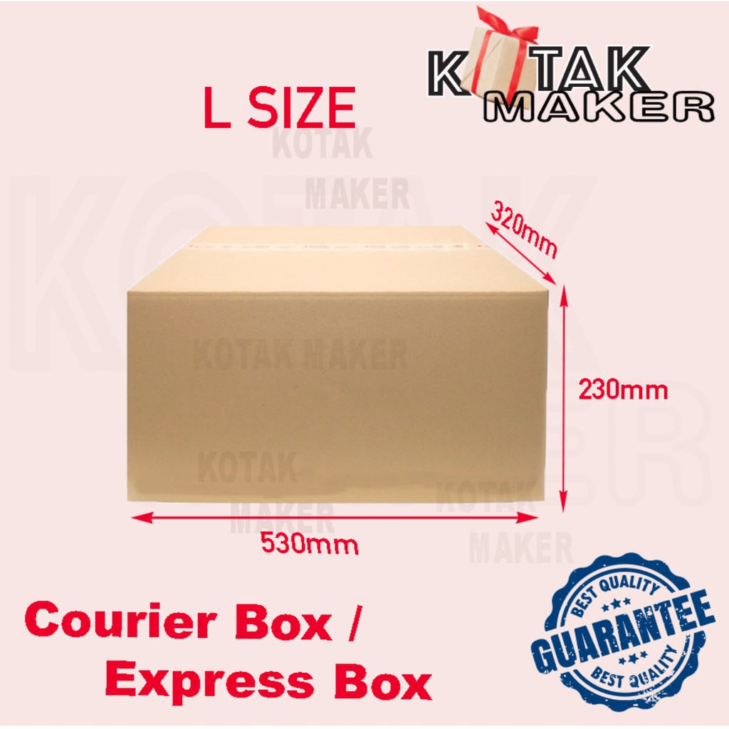 EXPRESS BOX-Size XS/S/M/L/XL COURIER BOX/PACKAGING BOX-KOTAK PALING  KERAS?Malaysia Readystock? | Shopee Malaysia