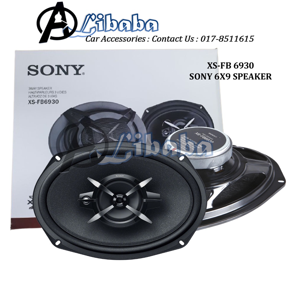 Sony XS-FB6930 6 x 9 450W 3-Way Car Audio Speakers | Shopee Malaysia