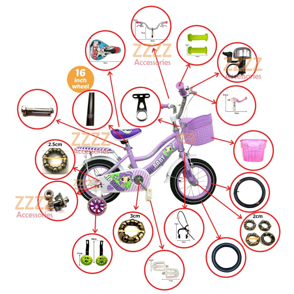 Bicycle 2024 spare parts