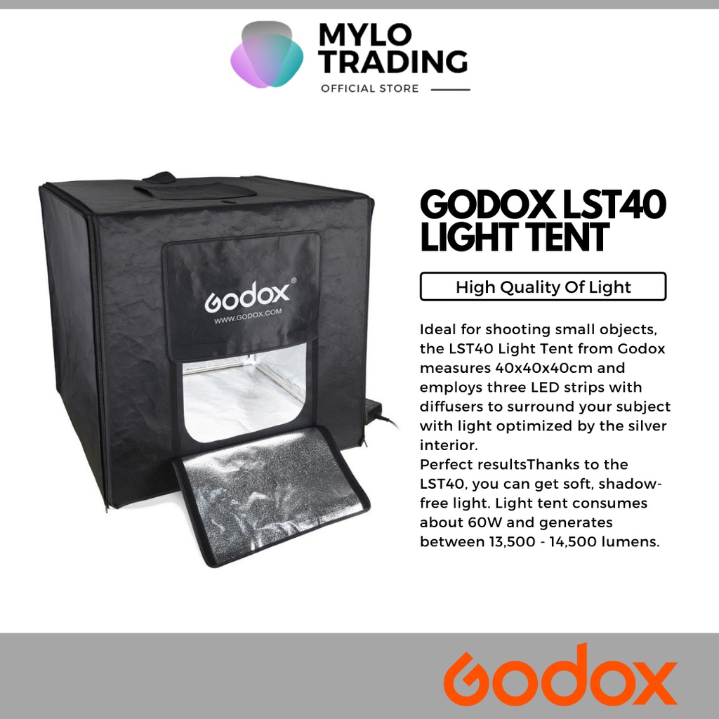 Godox LST80 Mini Studio Fotografico LED Portatile - Con 3 Luci E Sfondi - Per Foto Professionali - Foto 11