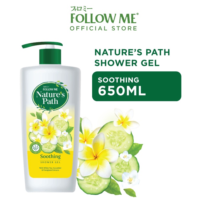 Follow Me Nature's Path Shower Gel 650ml (Soothing) Shopee Malaysia