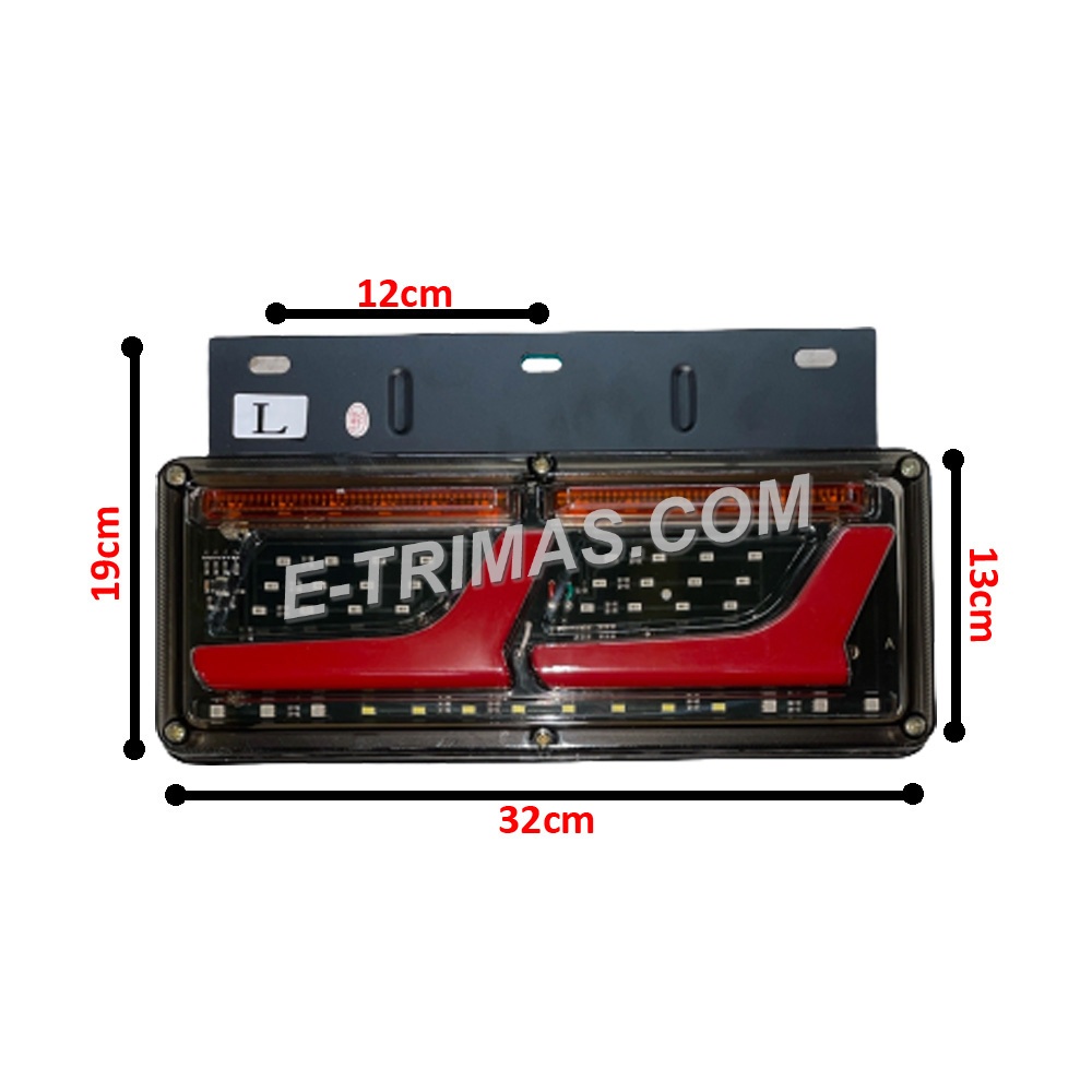 Trimas V Led Hino Ud Daihatsu Fuso Isuzu Hicom Npr Nhr Tail Lamp Seq Led Tail Lamp Lampu