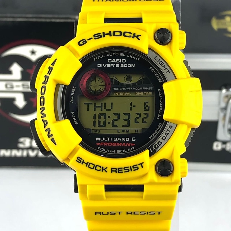 Casio G-Shock 30th Anniversary Master Of G limited Edition Titanium Frogman  333 worldwide only GWF-T1030E-9