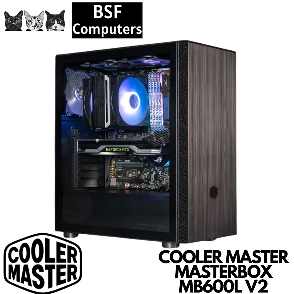 Cooler Master Masterbox MB600L V2 ATX TG PC Case (WITHOUT ODD) | Shopee ...
