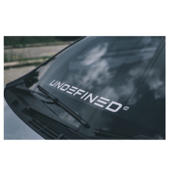 UNDΞFINΞD UNDEFINED Car Vinyl Decal Sticker (Die-cut) | Shopee Malaysia