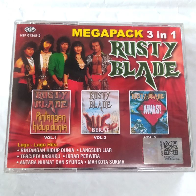 CD Rusty Blade 3discs Boxset. 3in1. Rock Kapak Melayu Balada MALAY HARD ...