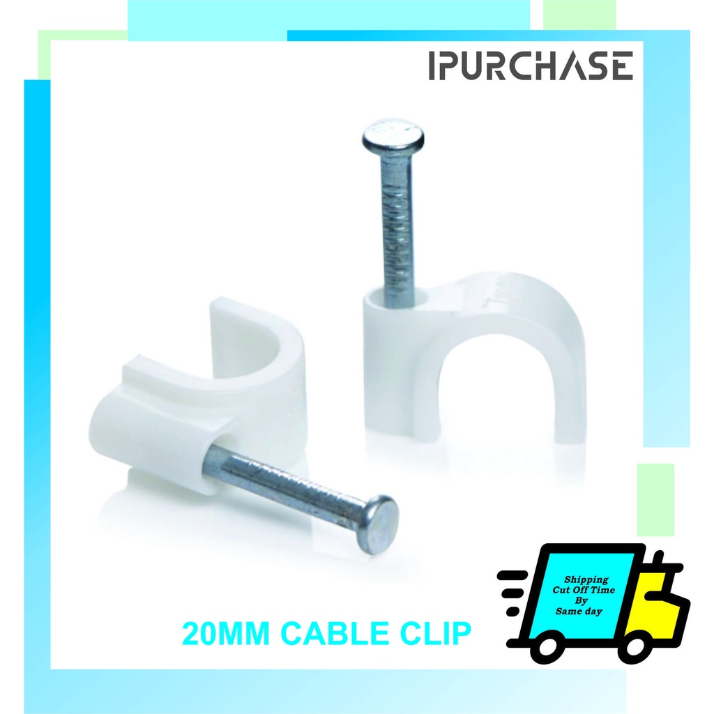 PVC CABLE CLIP --20MM | Shopee Malaysia